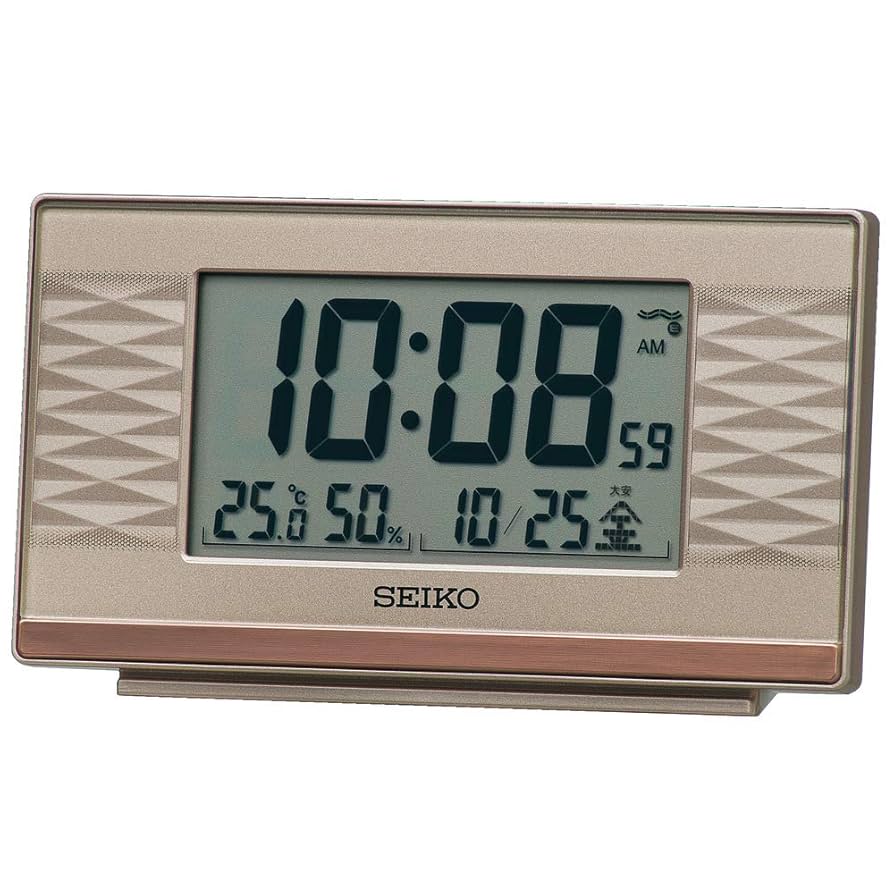 Amazon.co.jp: セイコークロック(Seiko Clock) 置き時計 ピンク